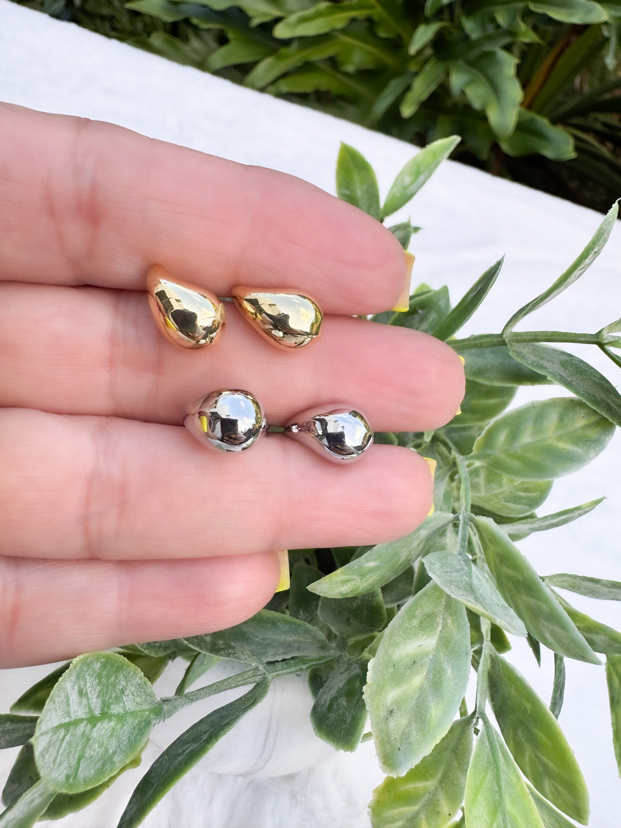 Teardrops earrings -Stainless Steel