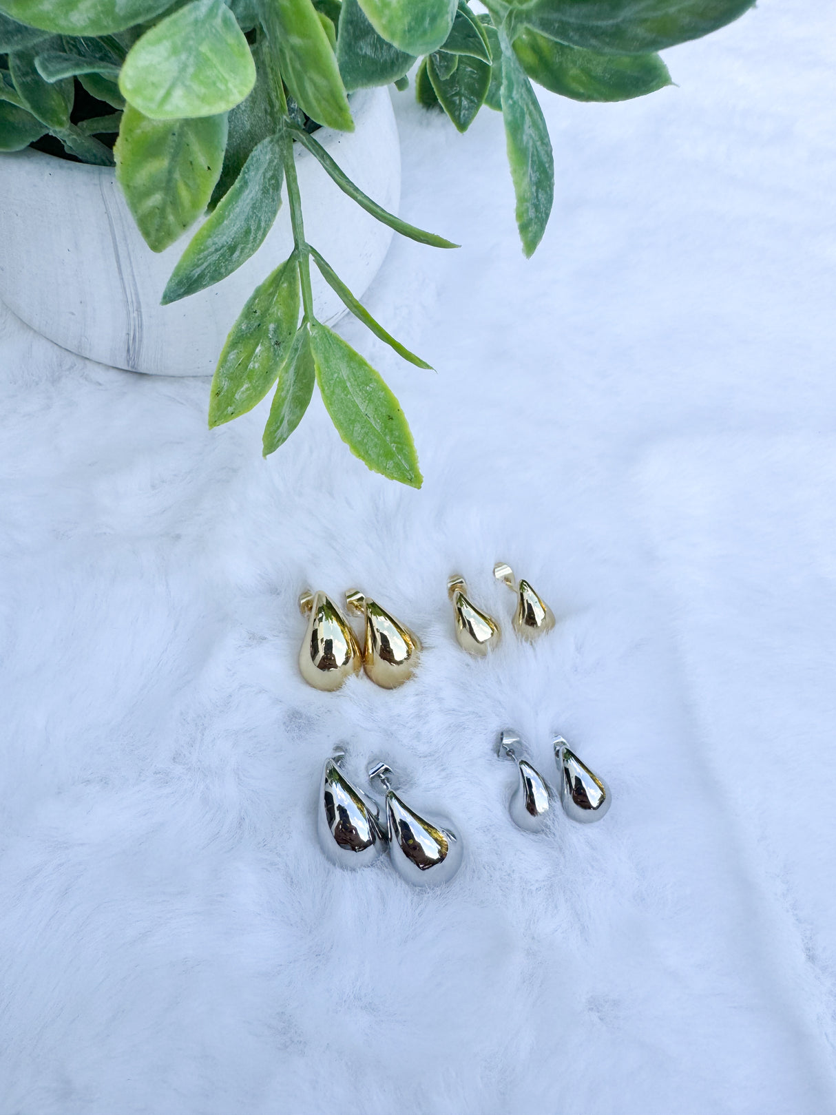 Teardrops earrings -Stainless Steel