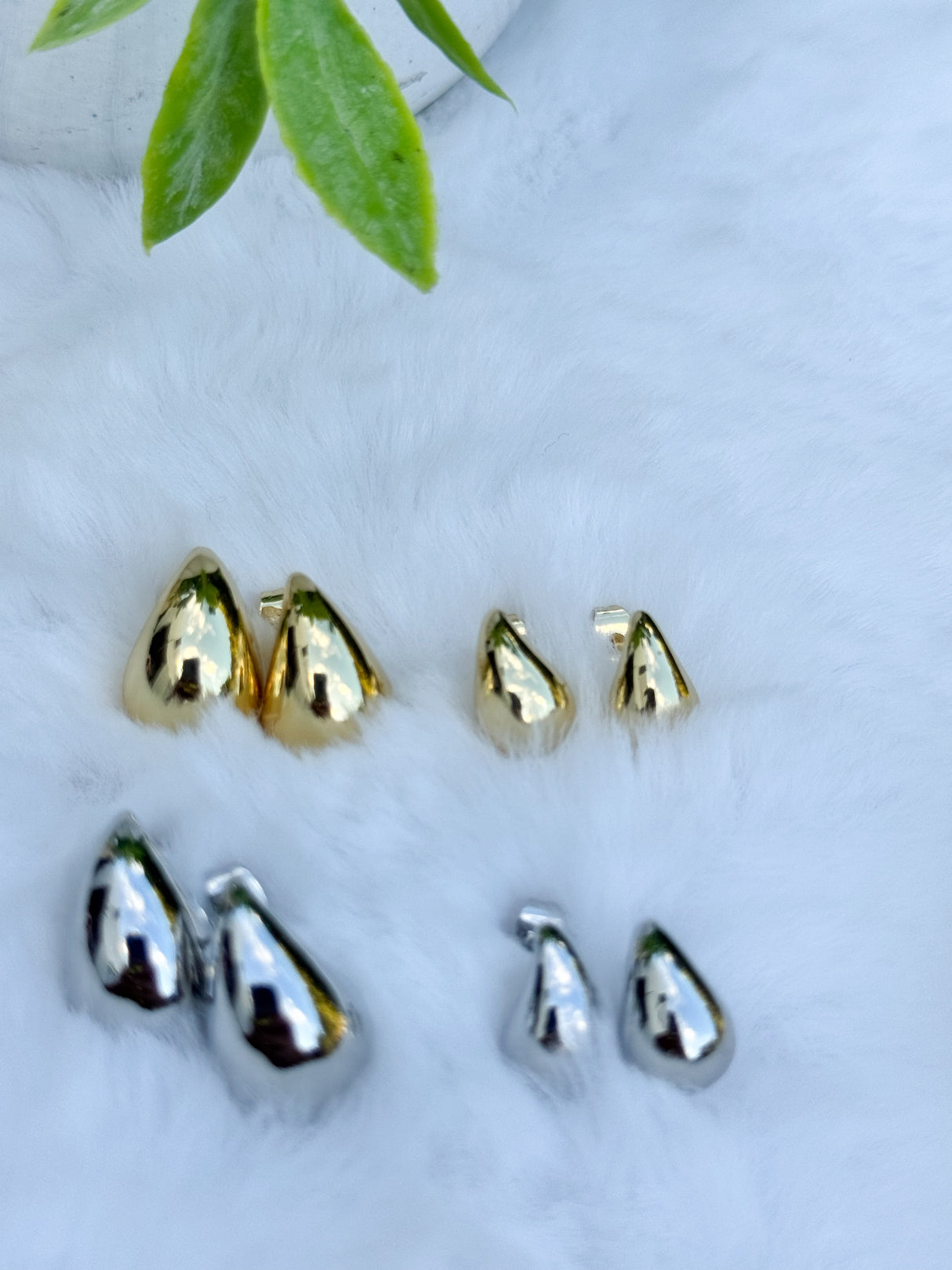 Teardrops earrings -Stainless Steel