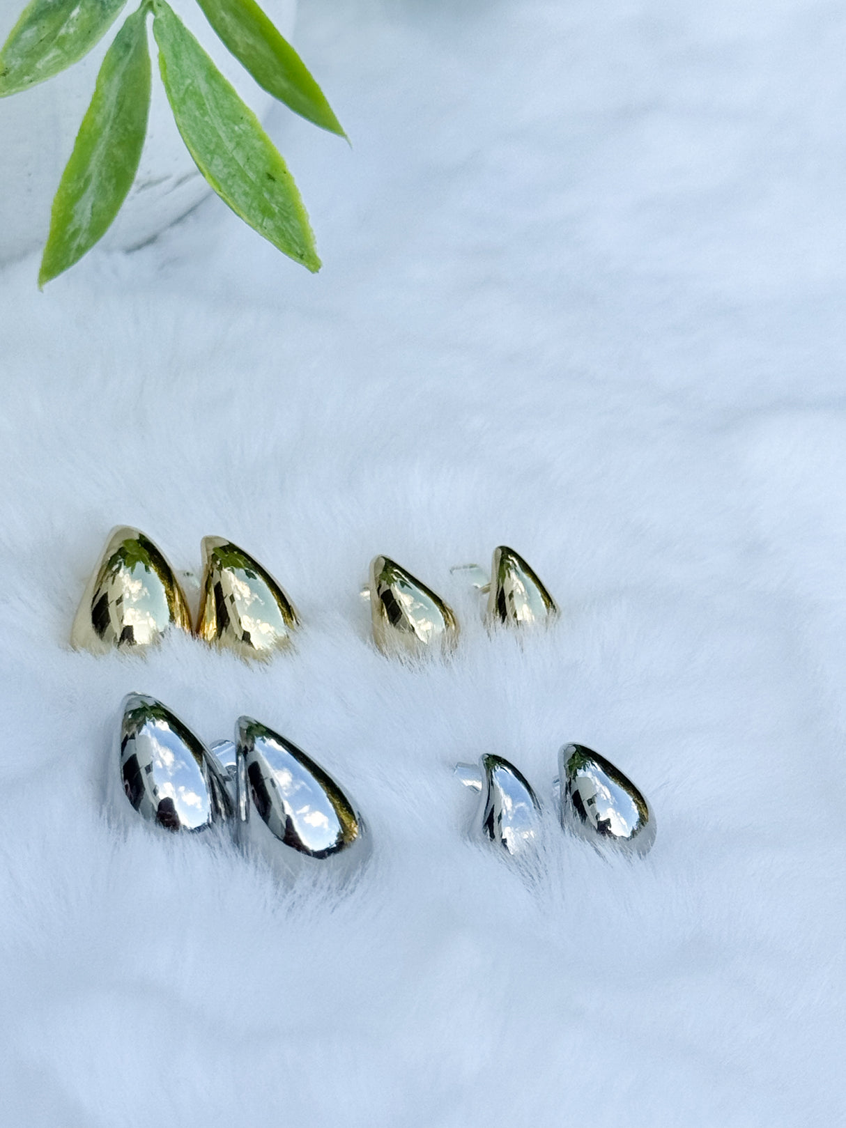 Teardrops earrings -Stainless Steel