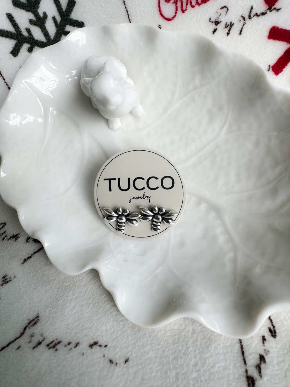 TUCCO earrings (dragonfly)