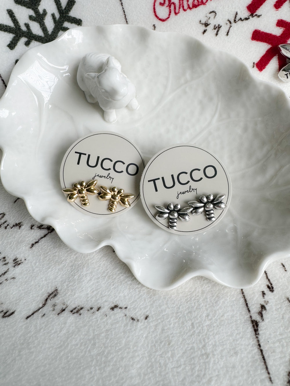 TUCCO earrings (dragonfly)