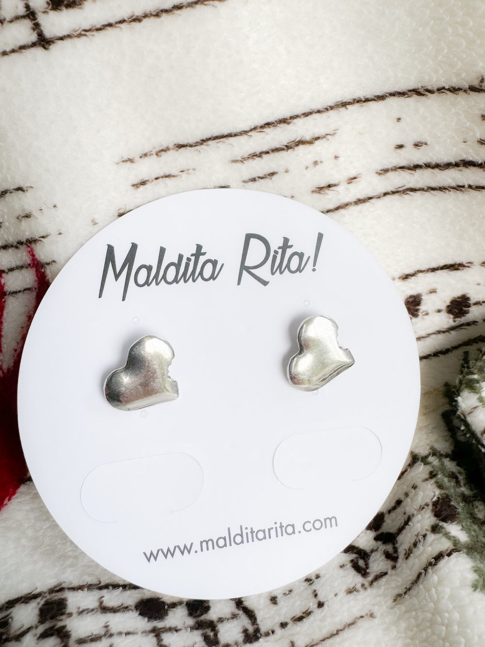 Maldita Rita Earrings Corazon Mordido Collection