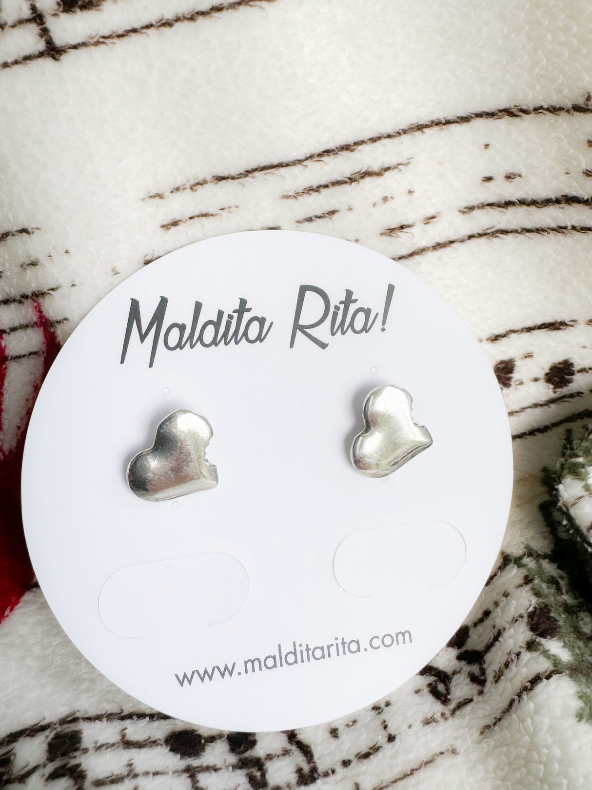 Maldita Rita Earrings Corazon Mordido Collection