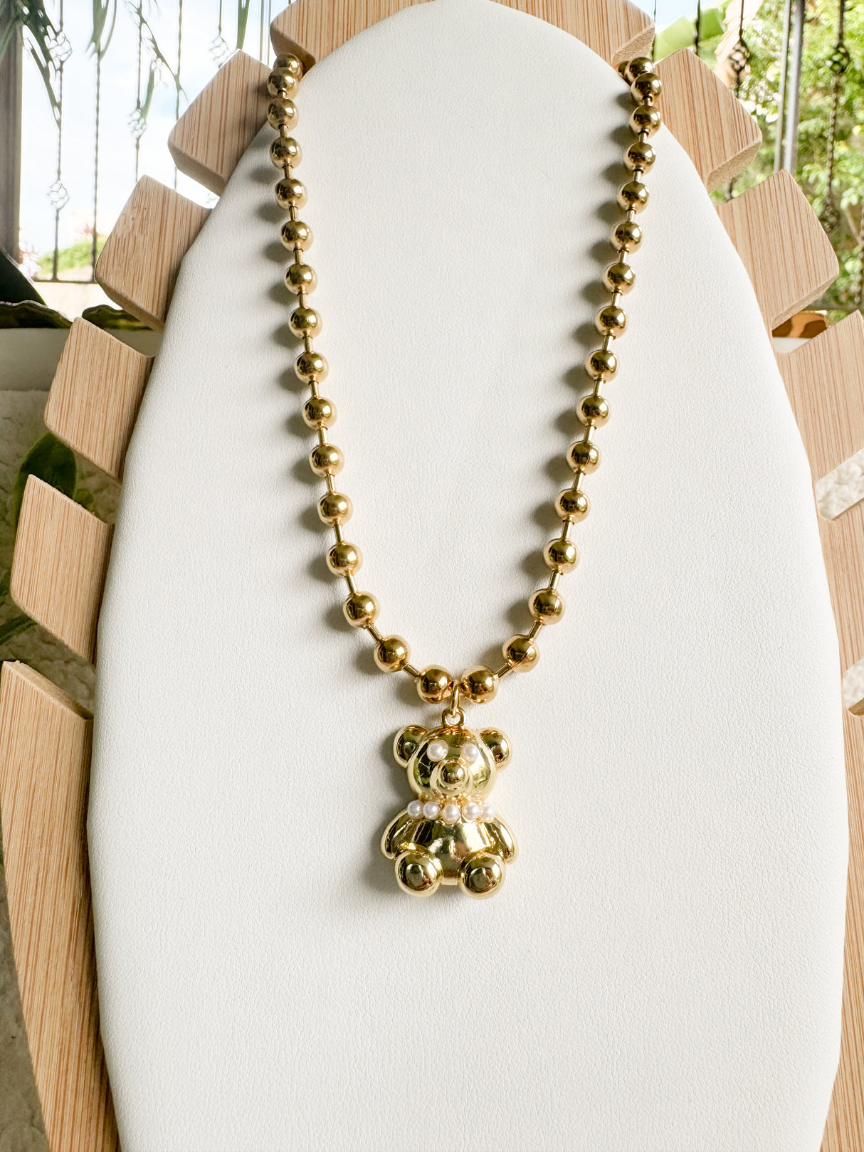 Bear necklace - Stainless Steel