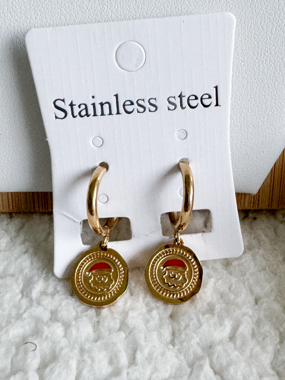 Christmas earrings - stainless steel