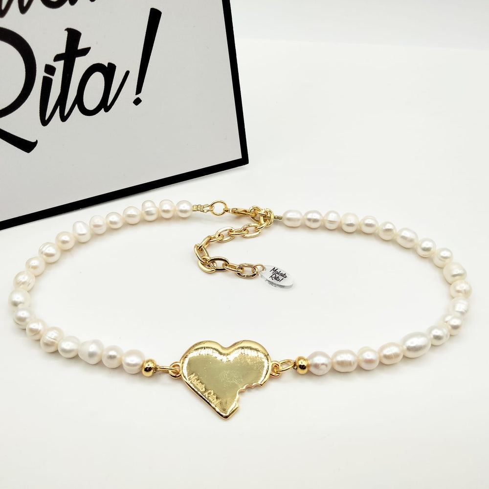 Maldita Rita necklace Corazón Mordido Collection