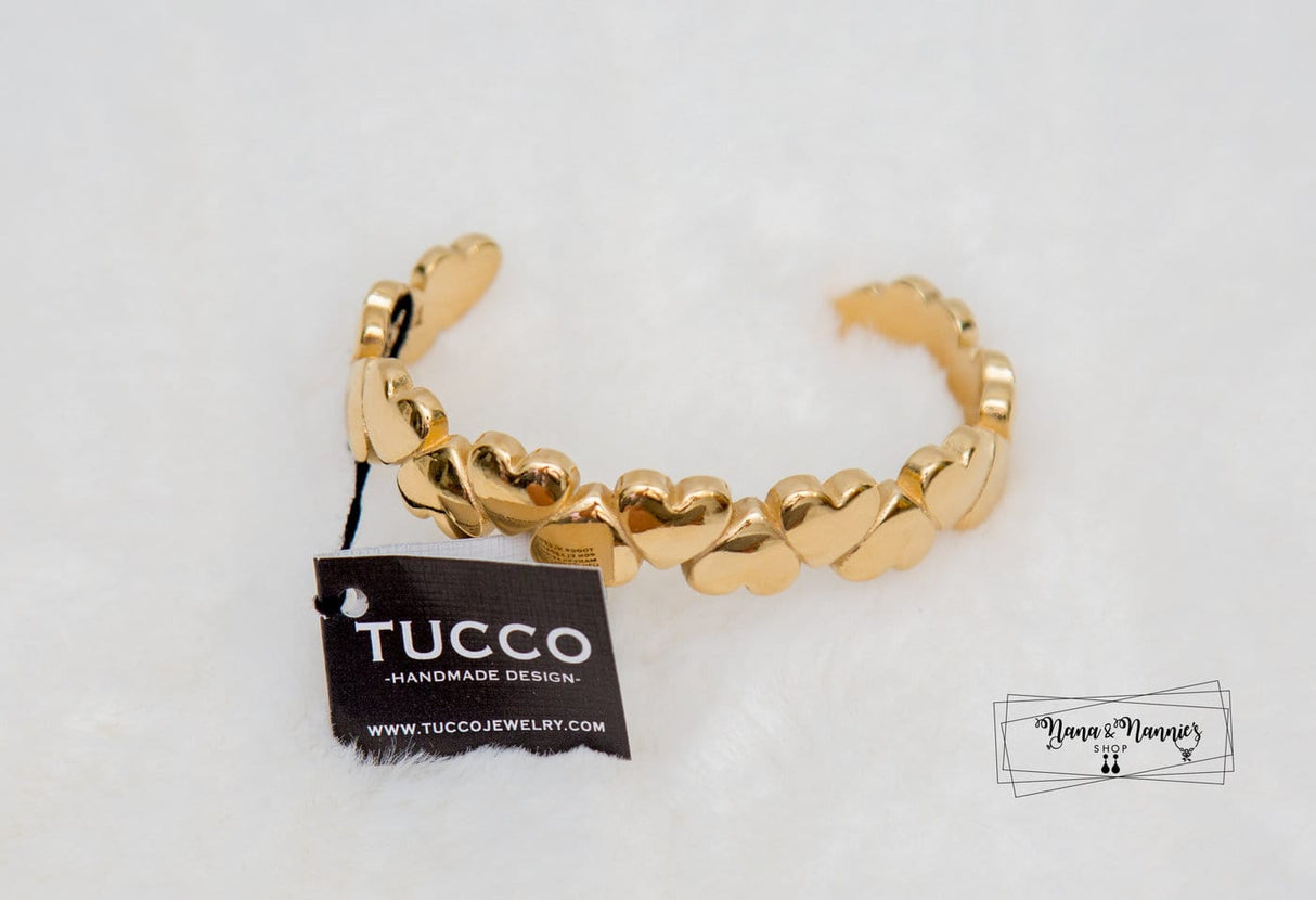 Tucco bangle small hearts