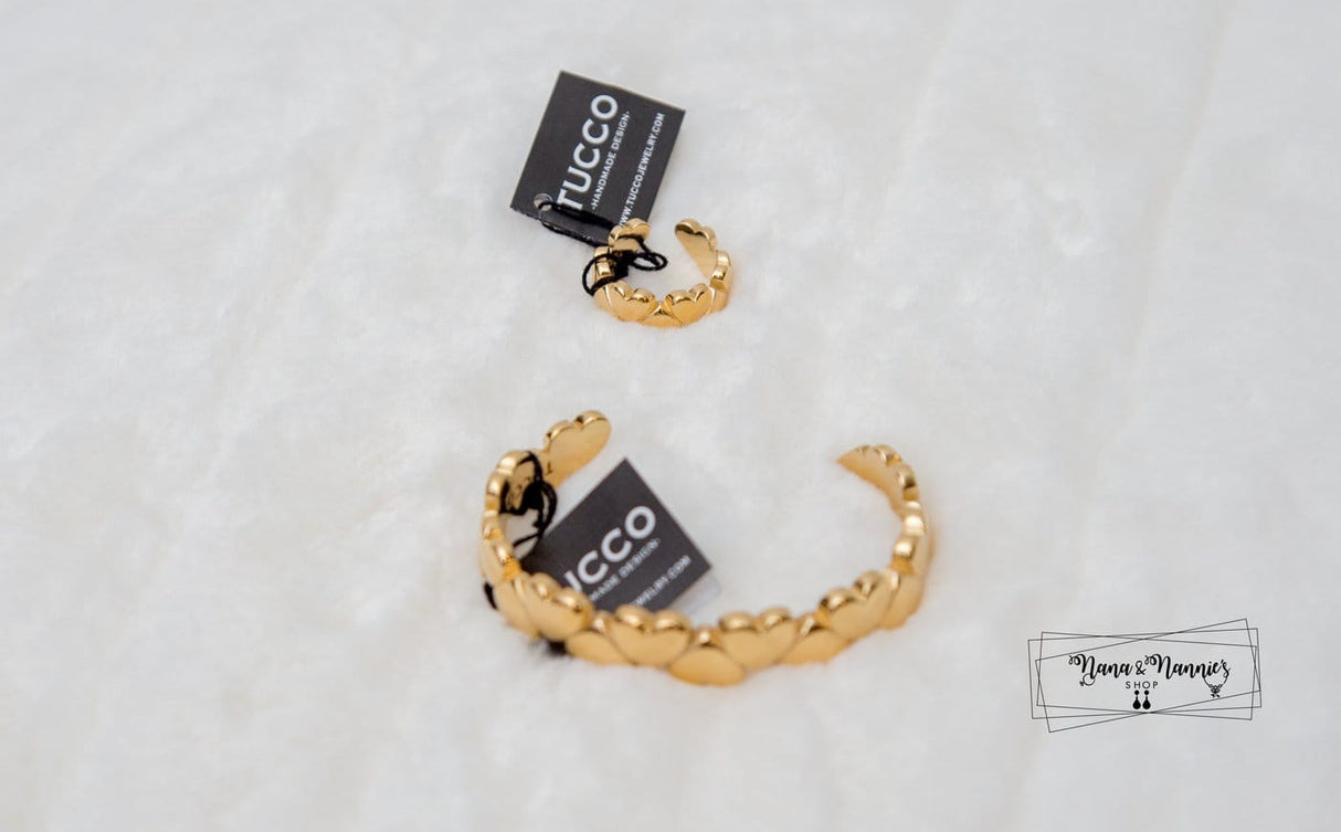 Tucco bangle small hearts