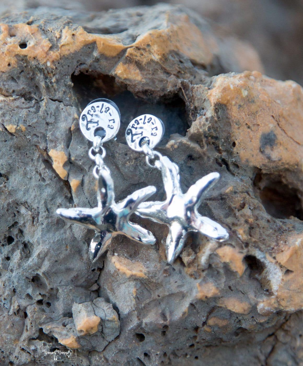 Tra-La-Ra sea-star earrings