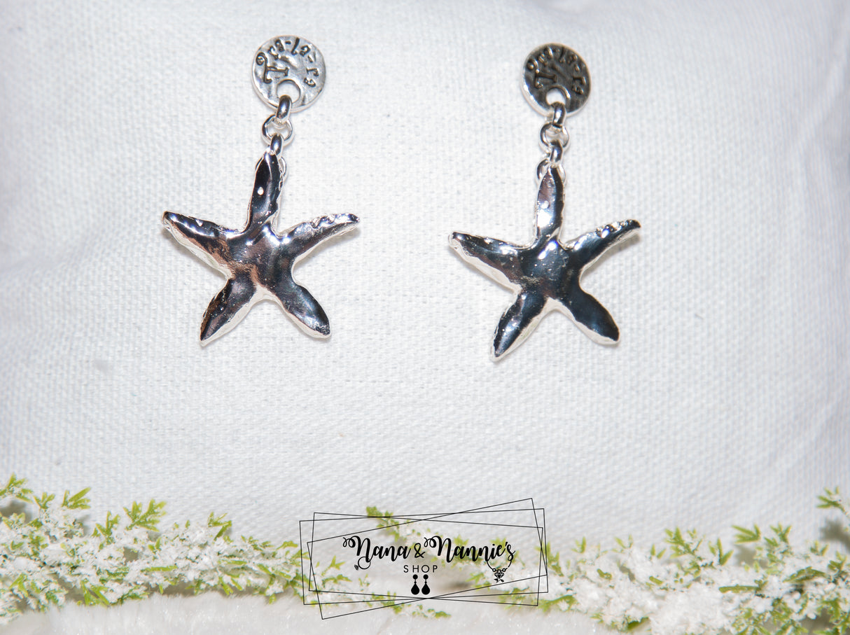 Tra-La-Ra sea-star earrings
