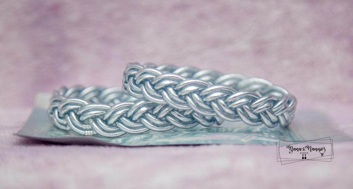 Summer Bless bracelet, braided (trenzada) thin & wide