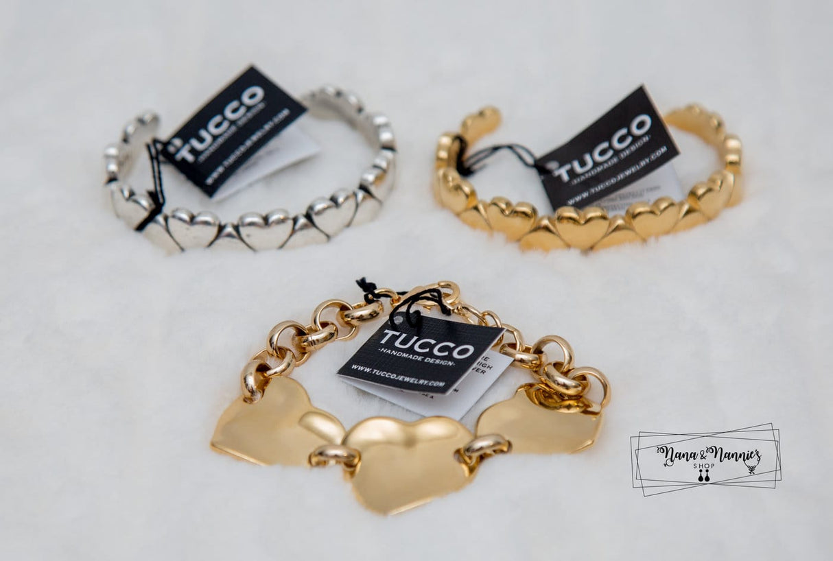 Tucco bangle small hearts