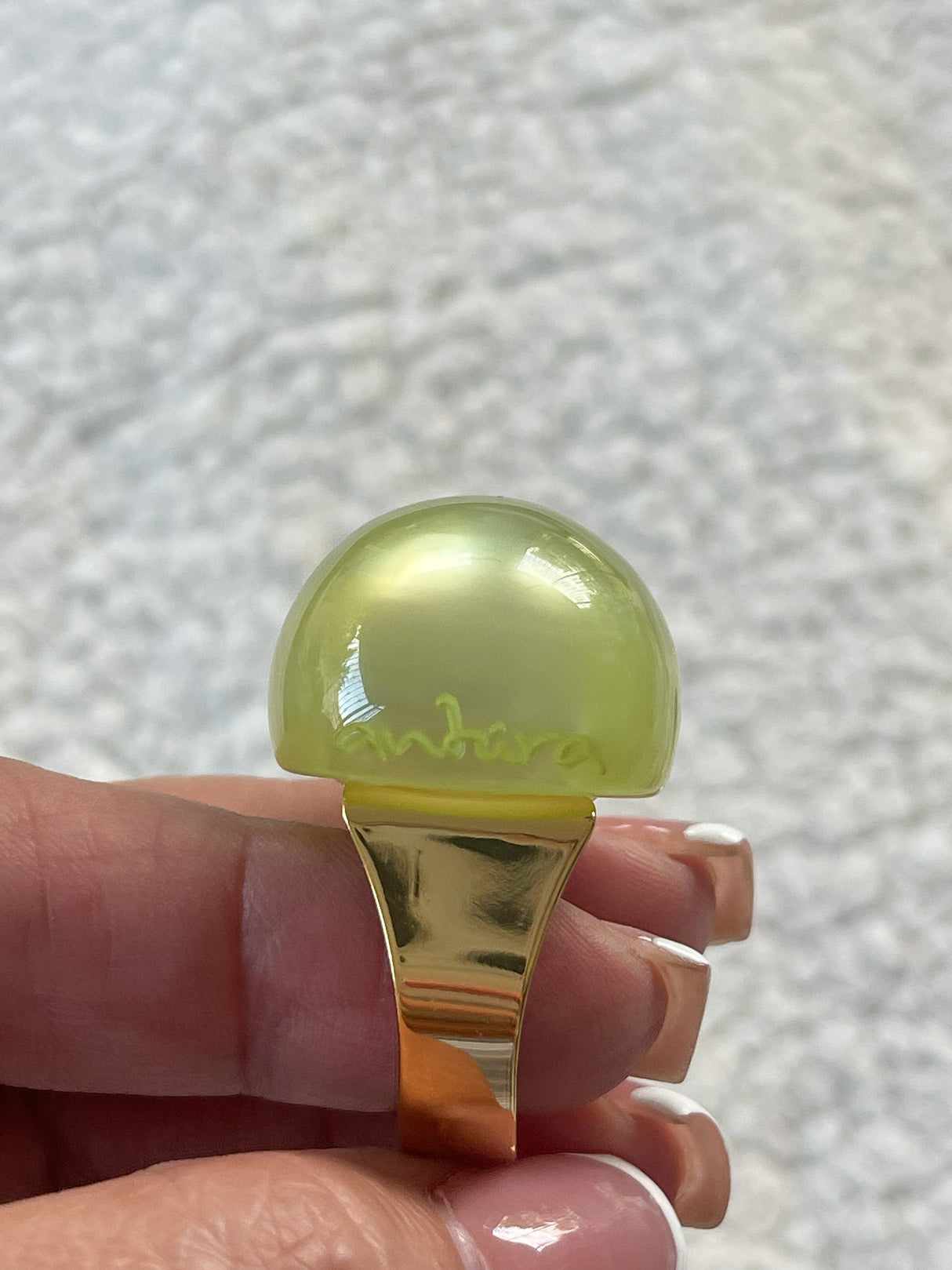 Globe ring by Antúra