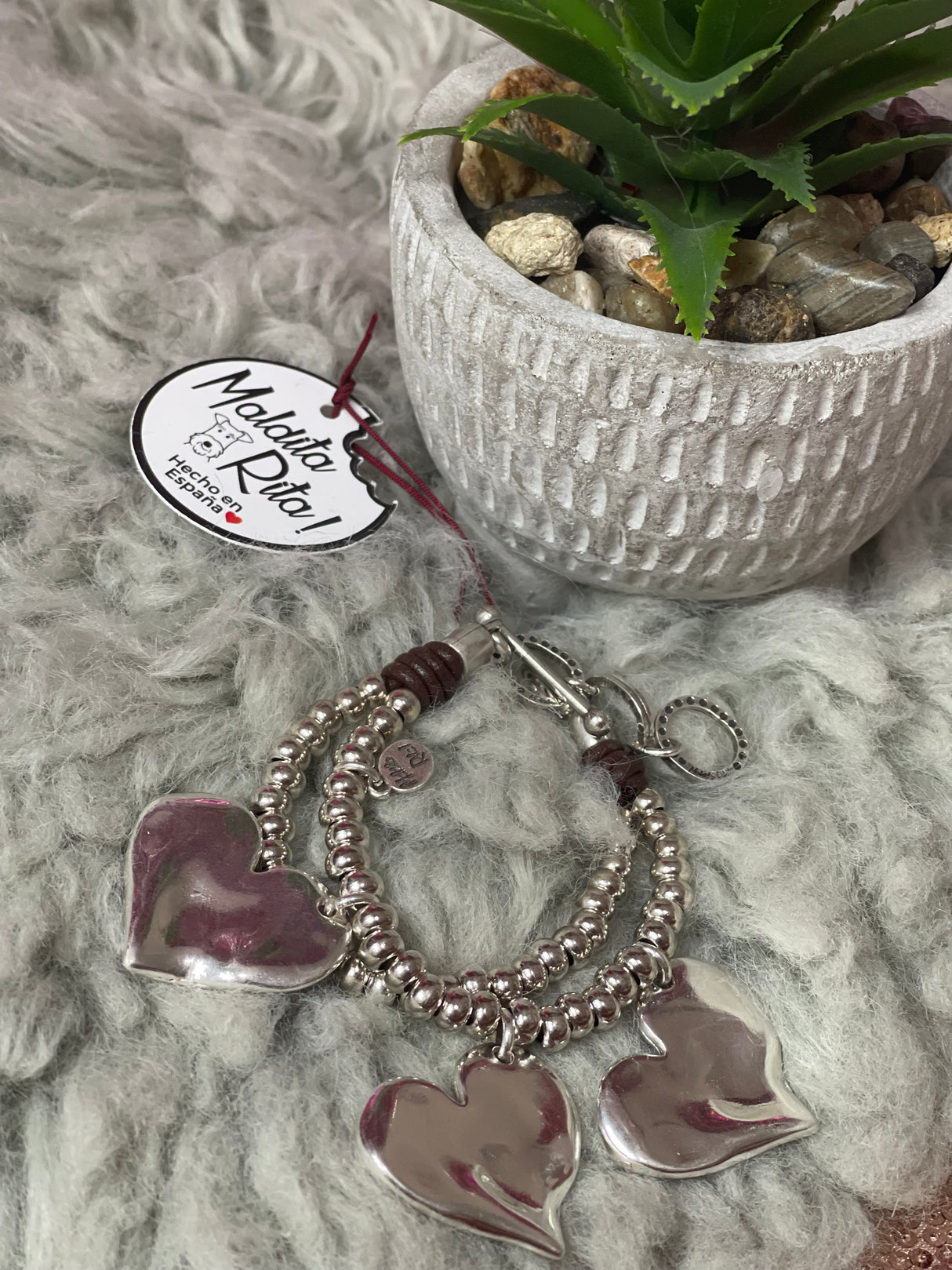 Maldita Rita bracelet (heart)