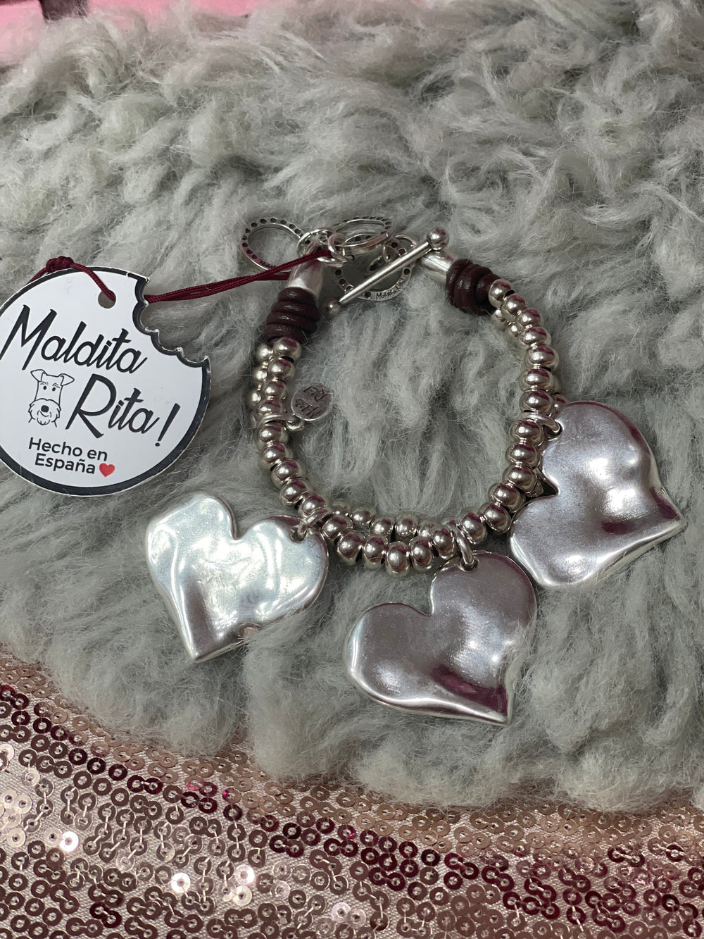 Maldita Rita bracelet (heart)
