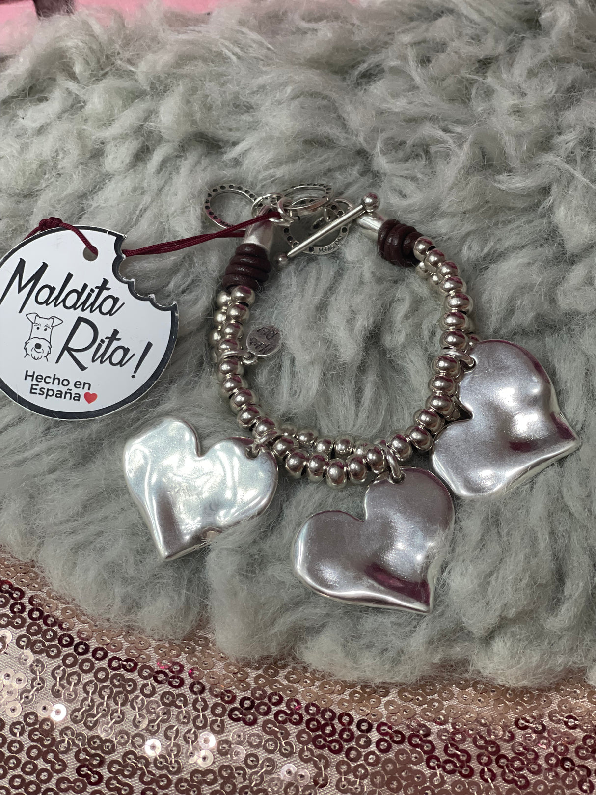 Maldita Rita bracelet (heart)