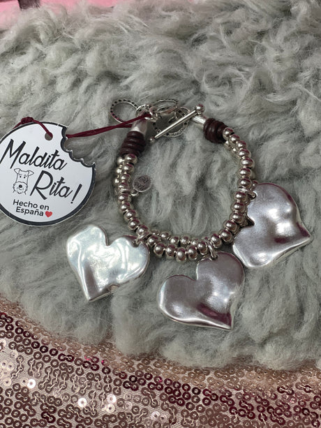 Maldita Rita bracelet (heart)