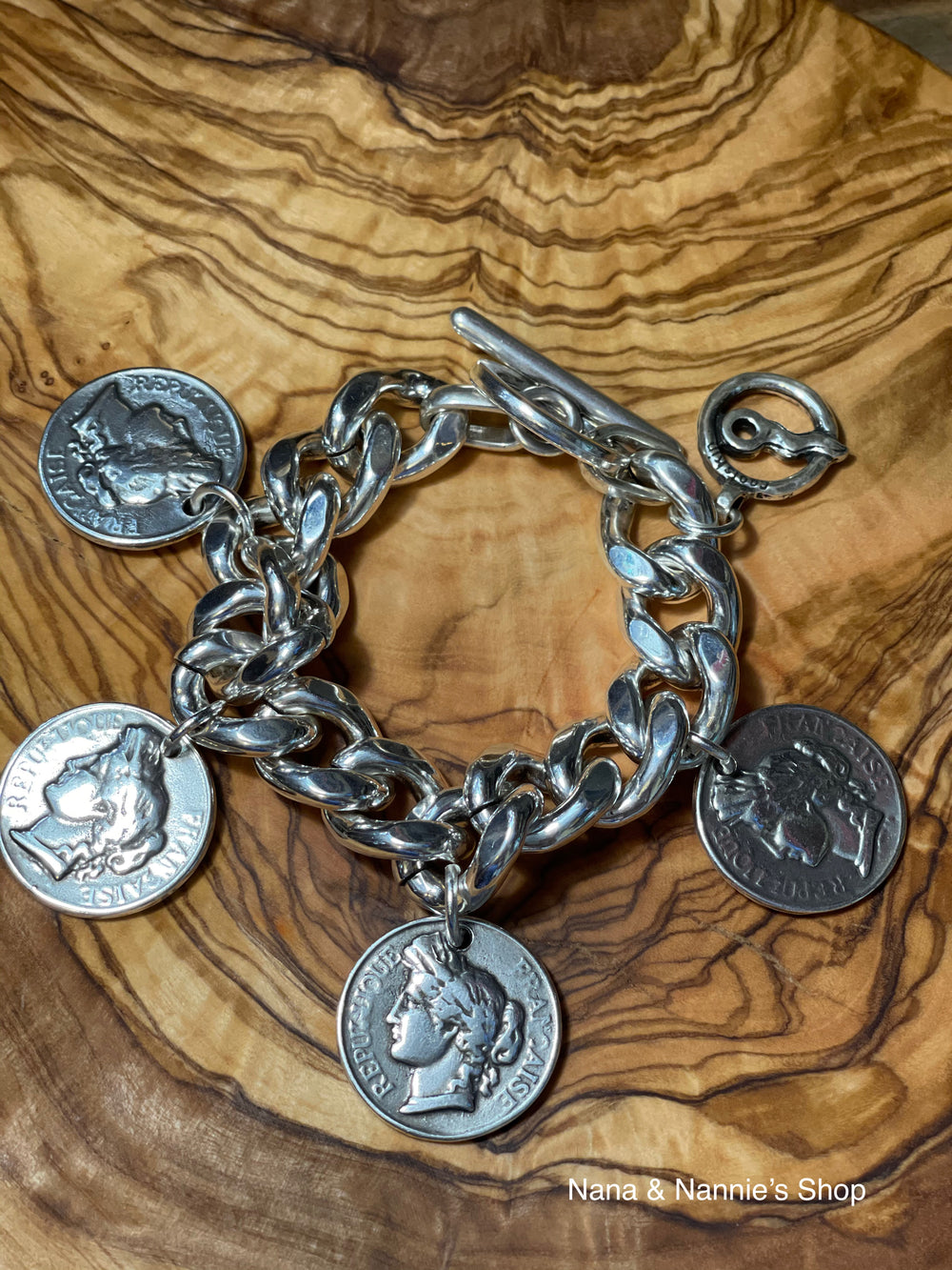 Coolskin coin bracelet