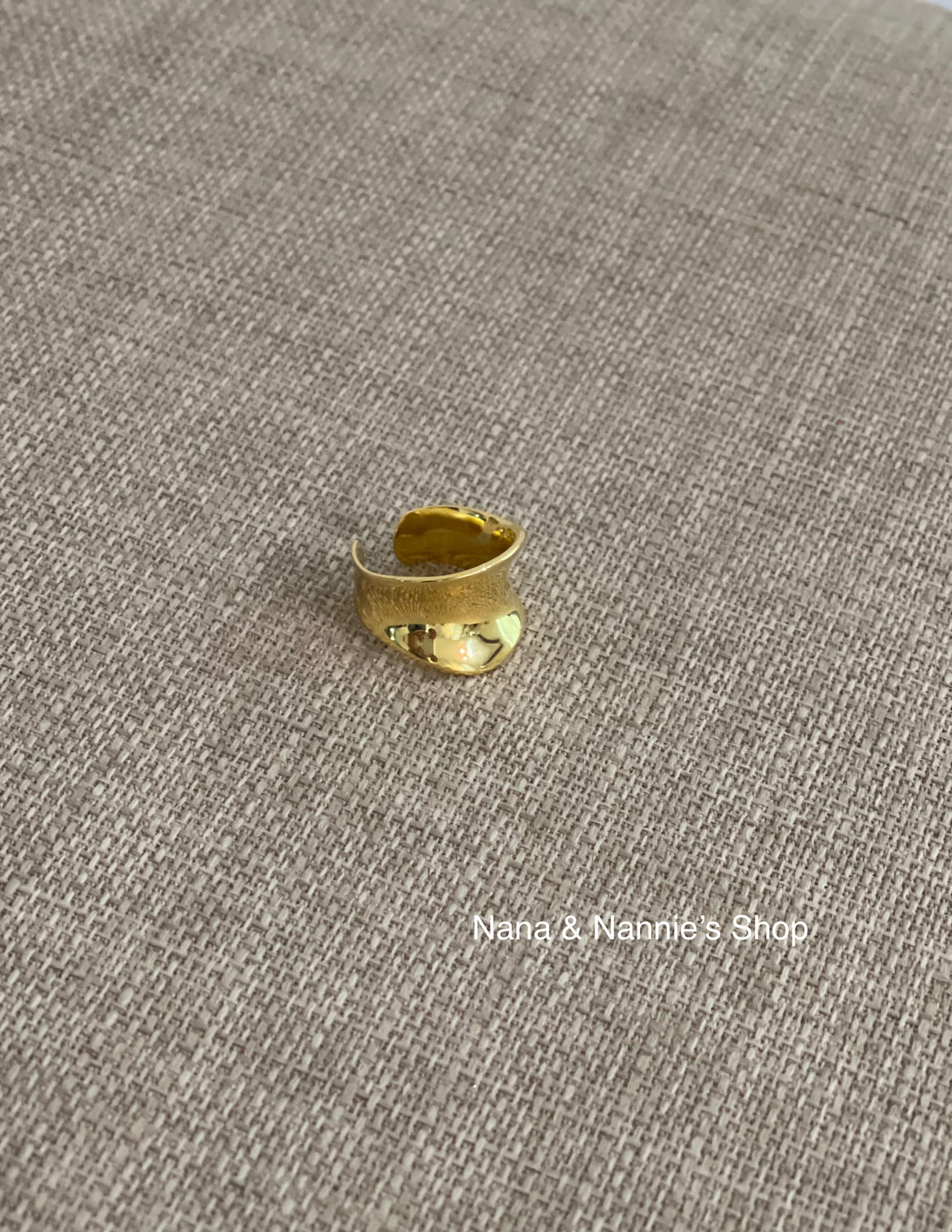 Band ring 925 sterling silver gold plated
