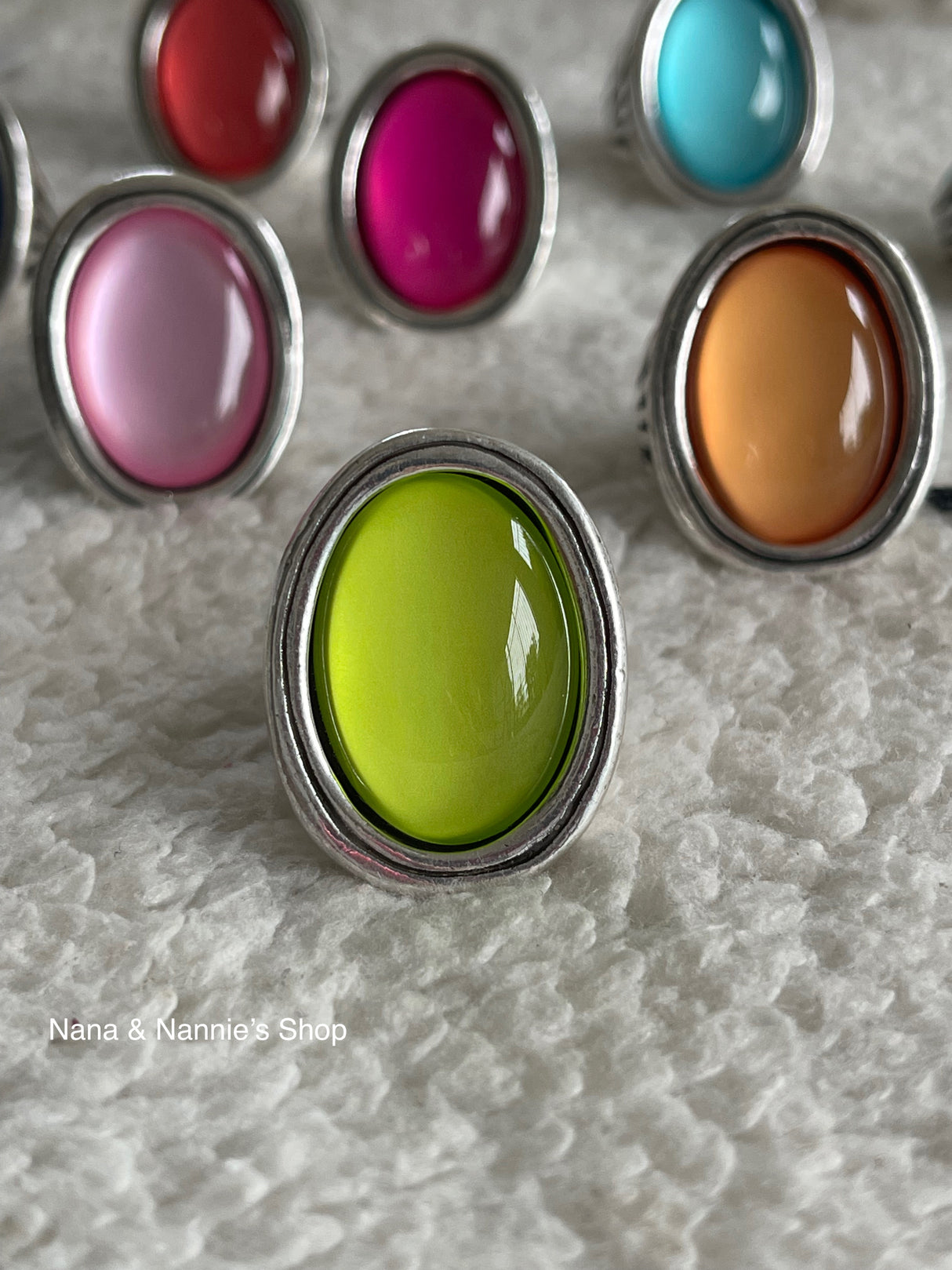 Oval ring made by Andrea's Designer