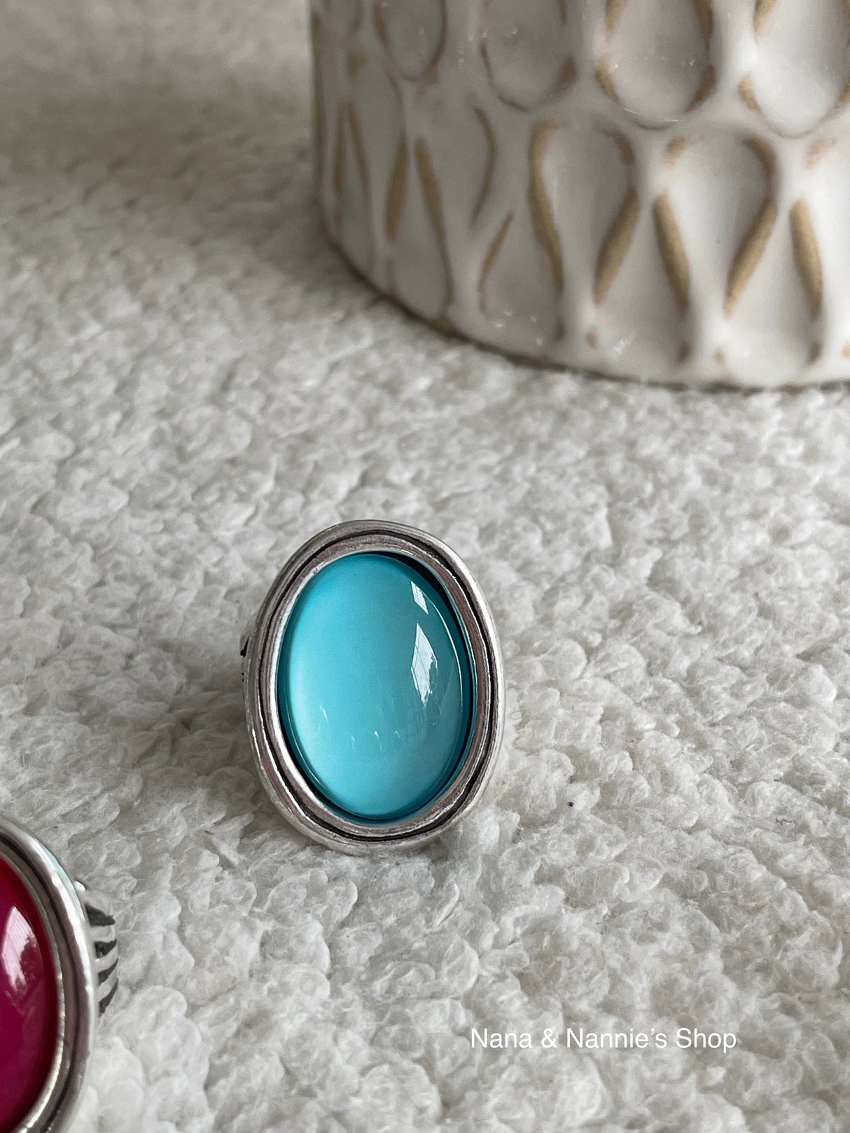 Oval ring made by Andrea's Designer