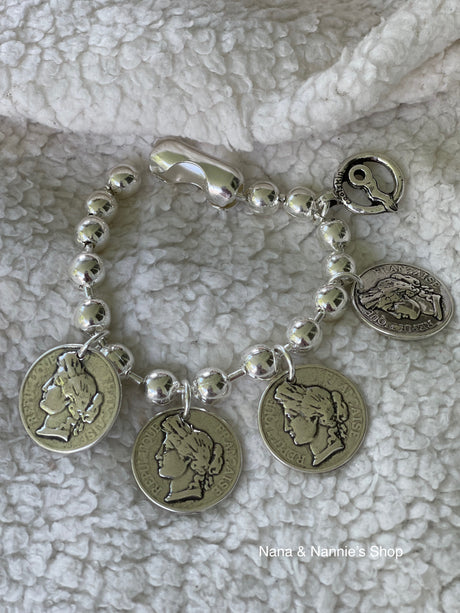 Coolskin coin bracelet