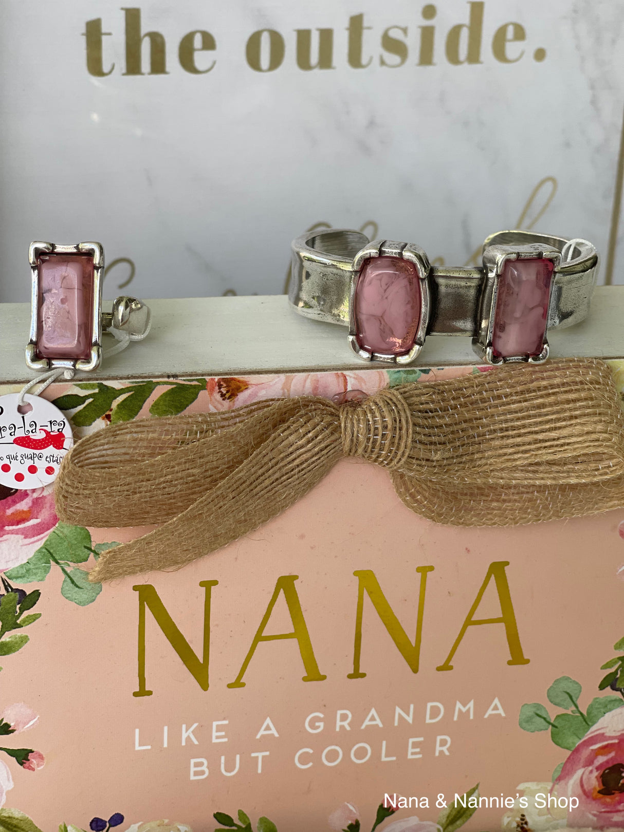 Tra-La-Ra Bangle with stone