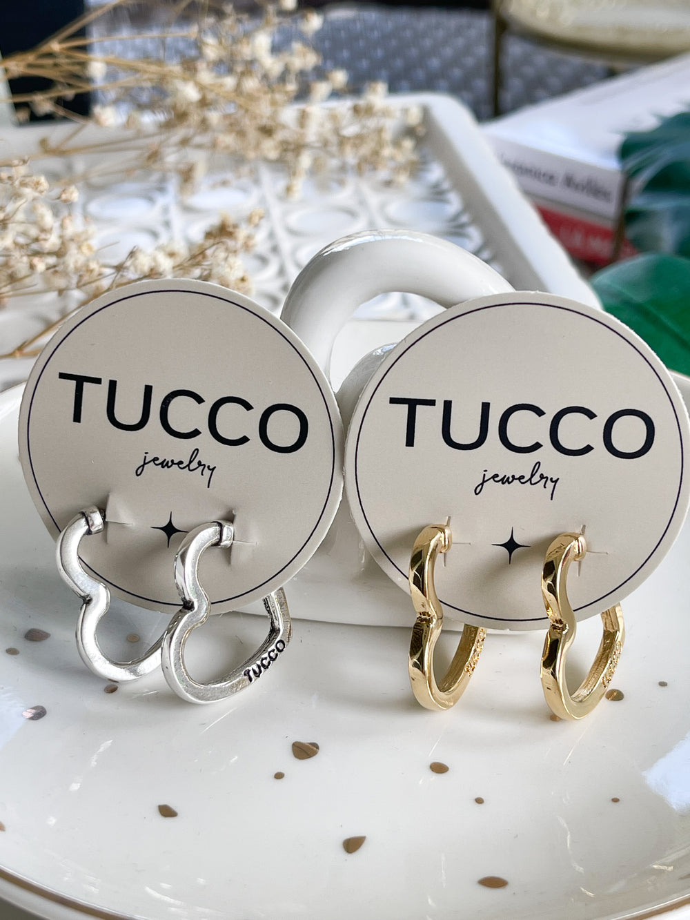 Tucco earrings (heart siluette)