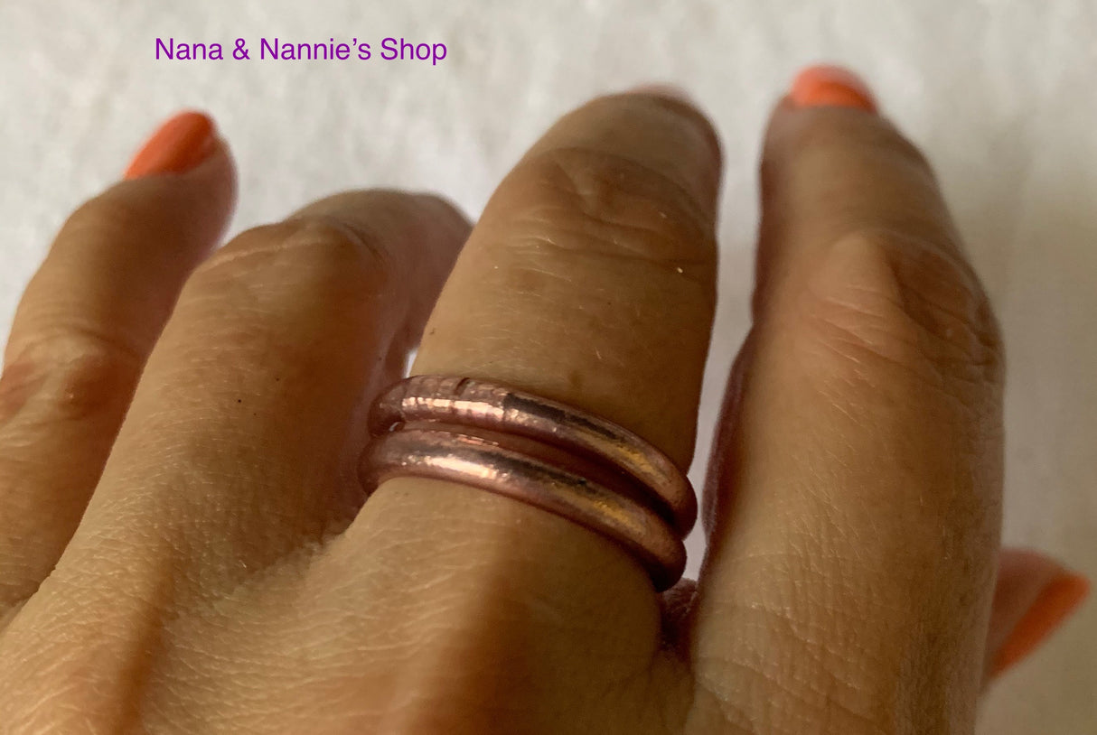 Bless thin ring & Bless braided ring