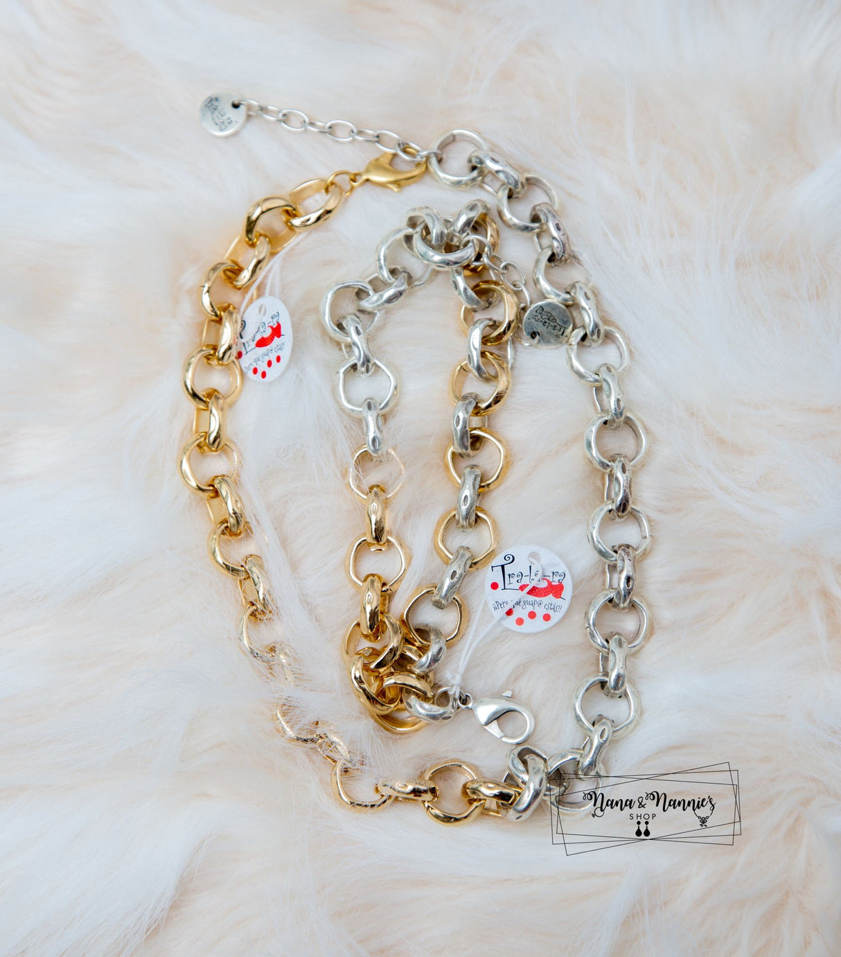 Tra-la-Ra bracelet (two tones)