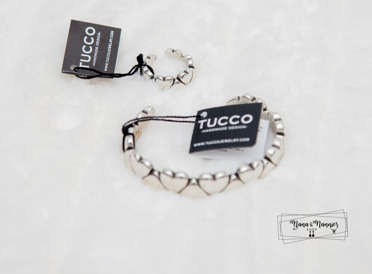Tucco bangle small hearts