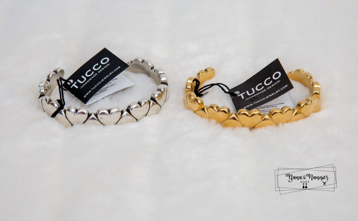 Tucco bangle small hearts