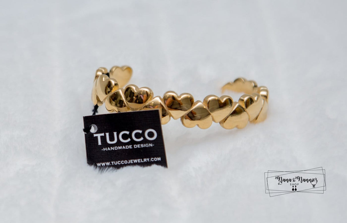 Tucco bangle small hearts