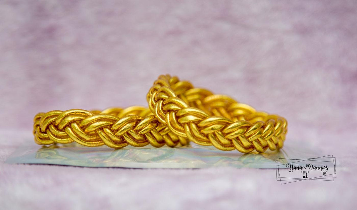 Summer Bless bracelet, braided (trenzada) thin & wide