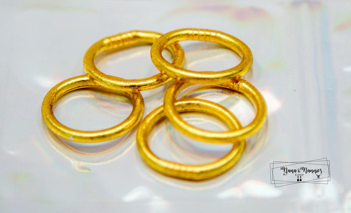 Bless thin ring & Bless braided ring