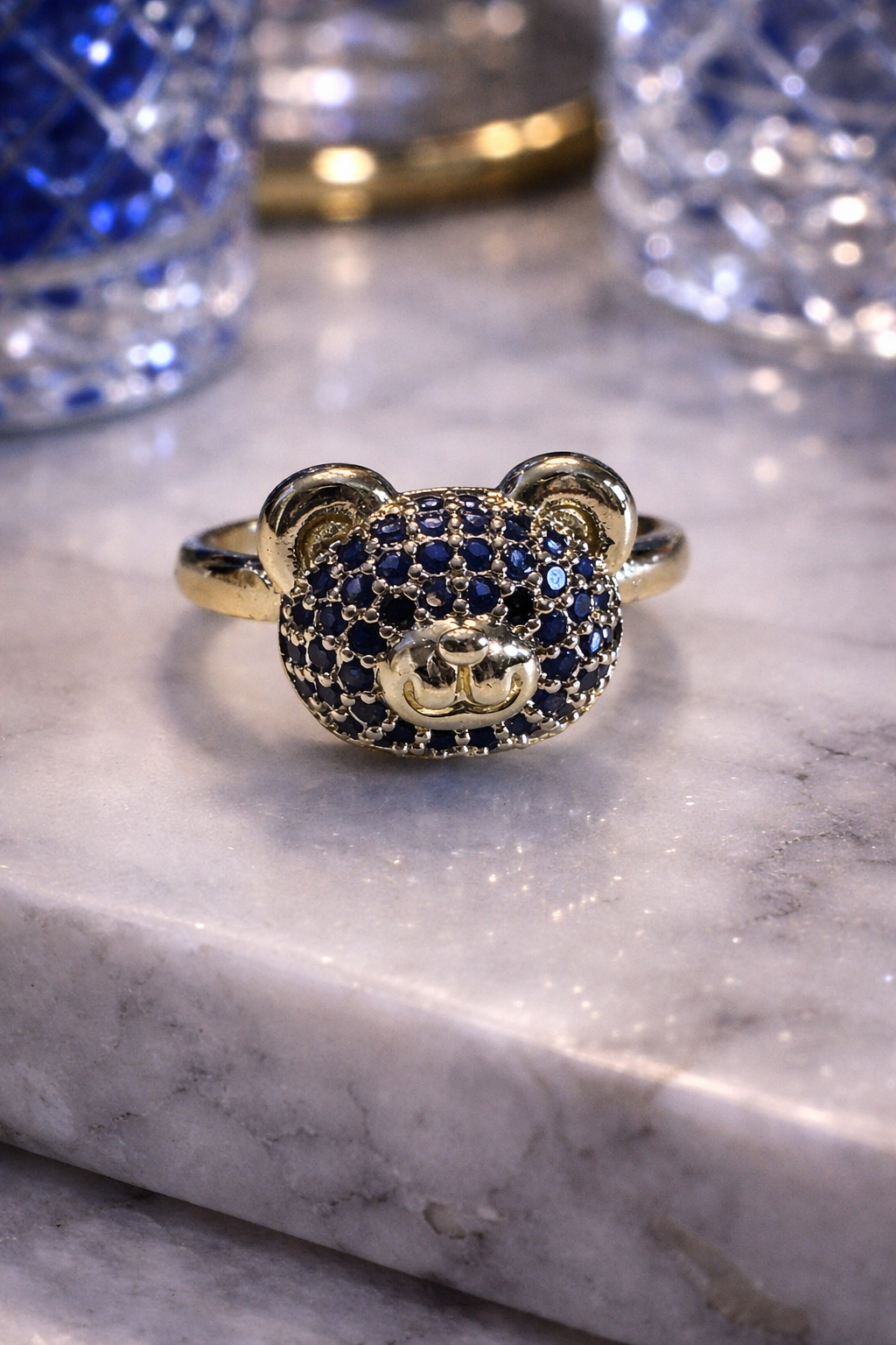 Adina Teddy Bear Ring