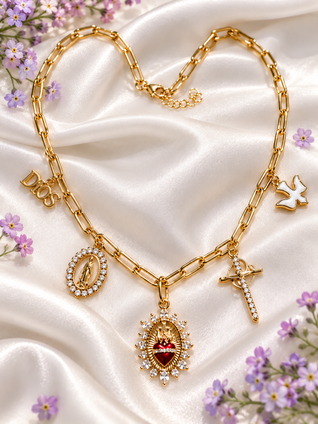 Grace Faith Charm Necklace