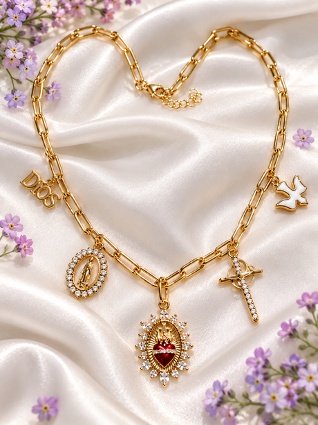 Grace Faith Charm Necklace