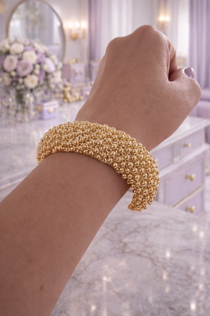 Aurora Beaded Bangle