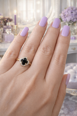Sapphira Clover Statement Ring