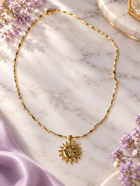 Solenne Sun & Moon Necklace