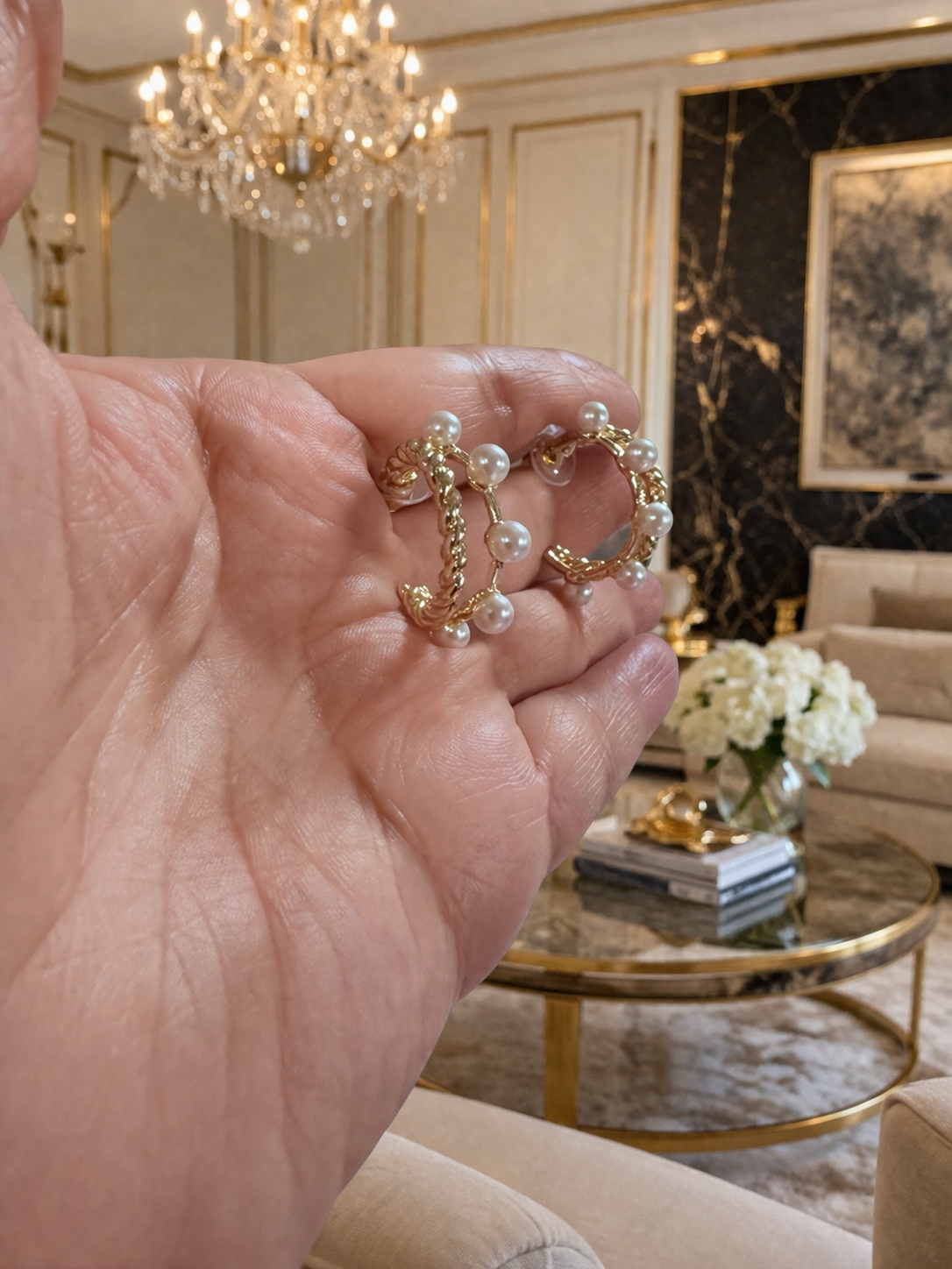 Liora Double Curve Earrings