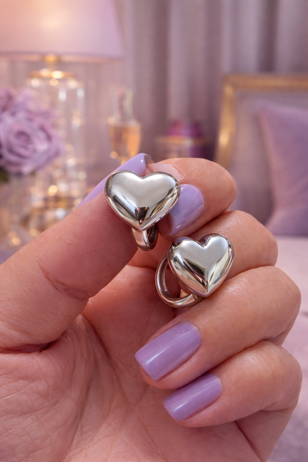 Amora Petite Heart Earrings