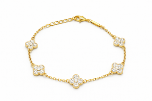 Magdalena clover bracelet