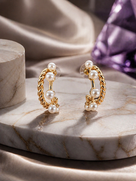 Liora Double Curve Earrings