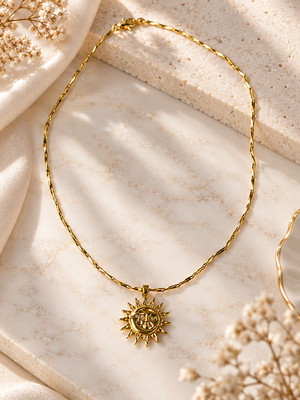 Solenne Sun & Moon Necklace