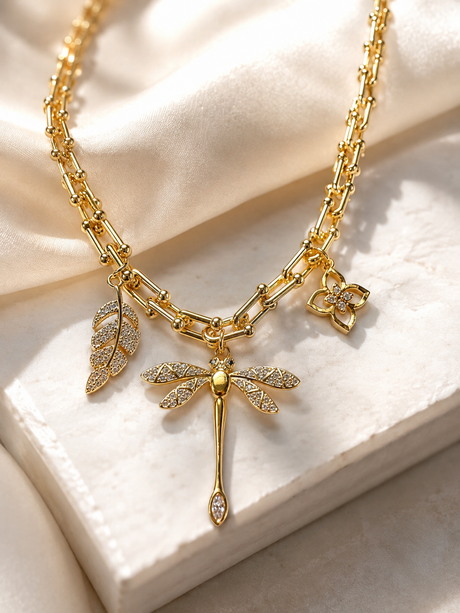 Amelie Dragonfly necklace