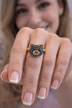 Adina Teddy Bear Ring