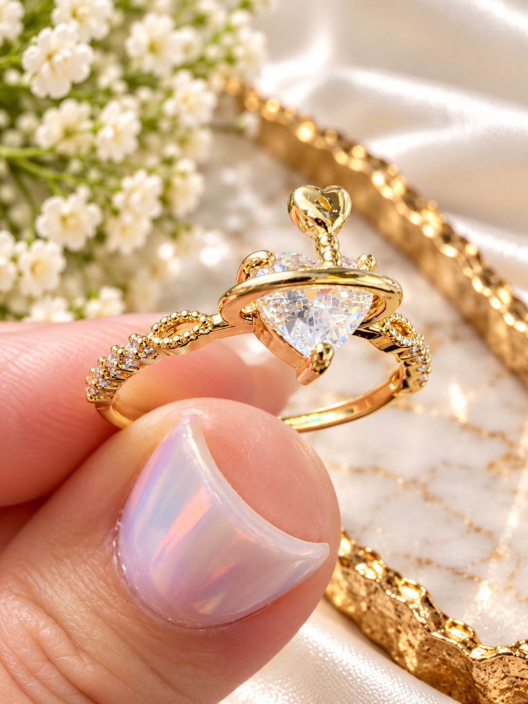 Adeline Heart Ring